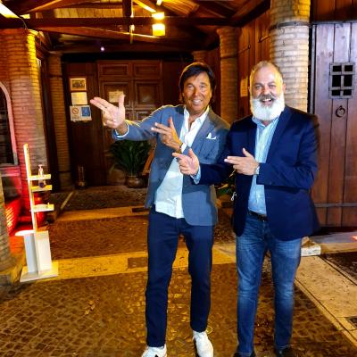 Federico Iannoni Sebastianini Con Antonio Angelini Campione Del Mondo Tiro Al Volo E Valerio Merola Personaggio Televisivo 4